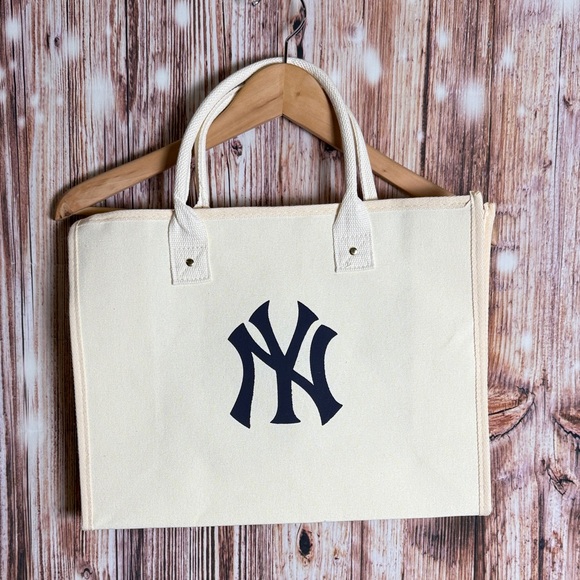 NY Yankees MLB Baseball SGA Beach Tote Bag - Picture 1 of 4